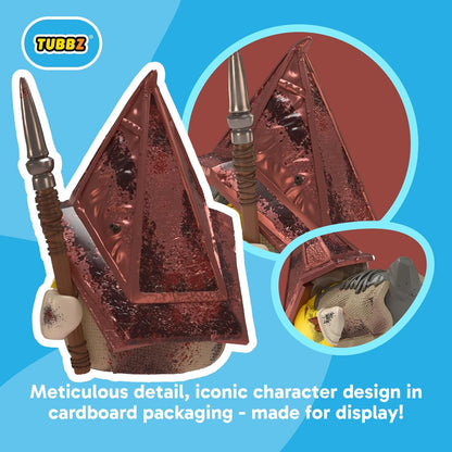TUBBZ Boxed Edition: Silent Hill - Red Pyramid Thing Cosplaying Rubber Duck Vinyl Figure – Official Collectible for Fans of Silent Hill