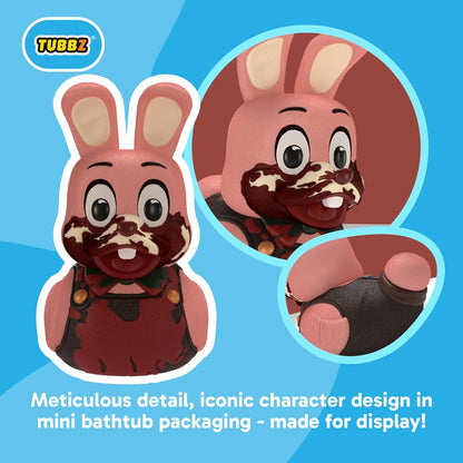 TUBBZ Mini: Silent Hill - Robbie the Rabbit Cosplaying Rubber Duck Vinyl figure – Official Collectible for Fans of Silent Hill