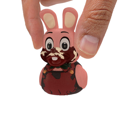 TUBBZ Mini: Silent Hill - Robbie the Rabbit Cosplaying Rubber Duck Vinyl figure – Official Collectible for Fans of Silent Hill
