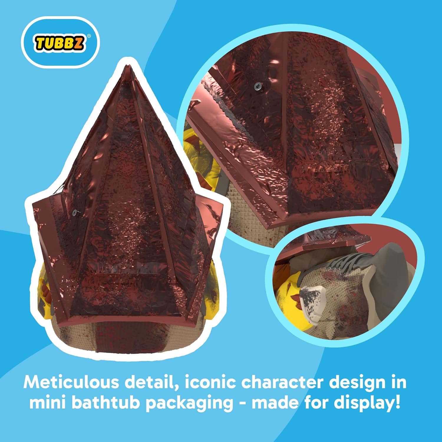 TUBBZ Mini: Silent Hill - Red Pyramid Thing Cosplaying Rubber Duck Vinyl figure – Official Collectible for Fans of Silent Hill