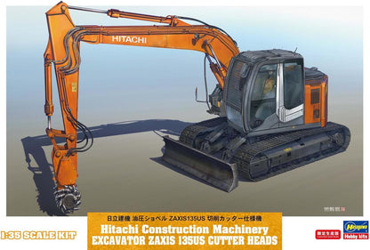 Hasegawa - 1/35 Hitachi Zaxis 135us With Cutter (04/25) *