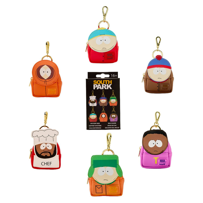 Loungefly South Park Mystery Mini Backpack Keychain Charm