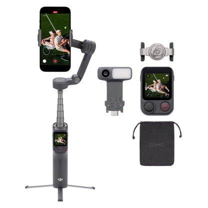 Osmo Mobile 8P Gimbal Stabilizer for iPhone & Android, Tracking Module, Remote Controller, Native Tracking, Built-in Extension Rod & Tripod, 10h Battery, 3-Axis Stabilization, Phone Gimbal
