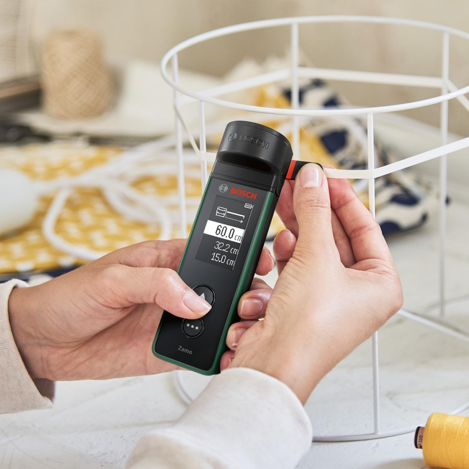 Bosch Zamo Set - Laserafstandmeter - Inclusief Lint-, Wiel- En Lijnadapter - Batterijen