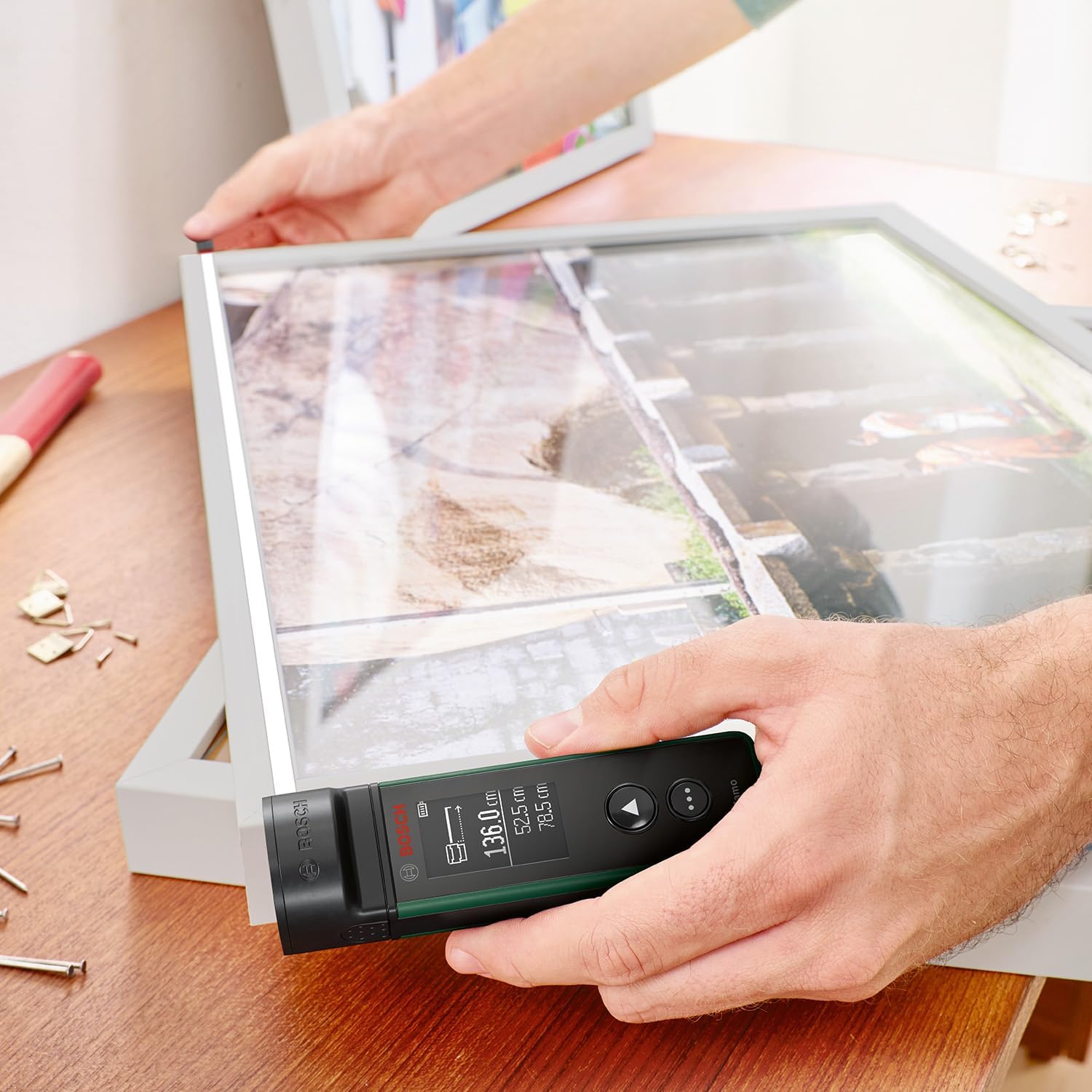 Bosch Zamo Set - Laserafstandmeter - Inclusief Lint-, Wiel- En Lijnadapter - Batterijen