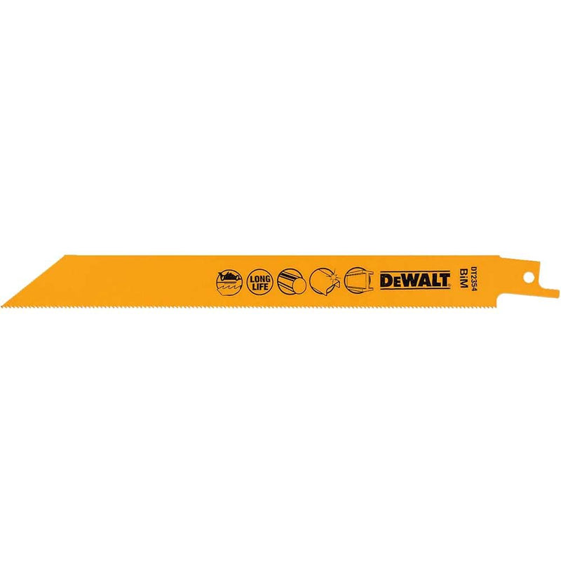 Dewalt Dt2354 Reciprozaagblad Metaal 203Mm. Ve=5