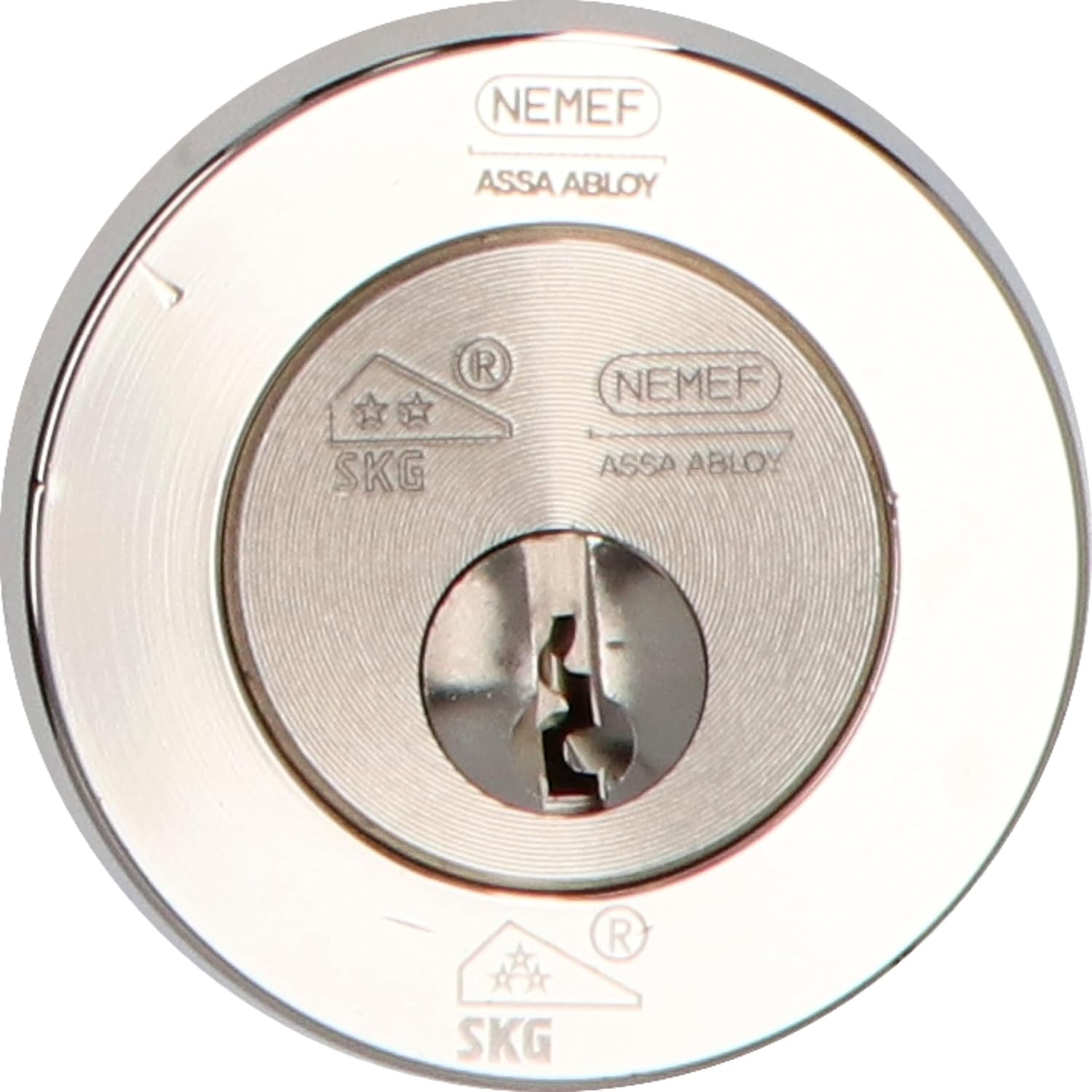Nemef Veiligheidsoplegslot 4154/02 Rechts - Doornmaat 50 Mm - Skg** - In Zichtverpakking