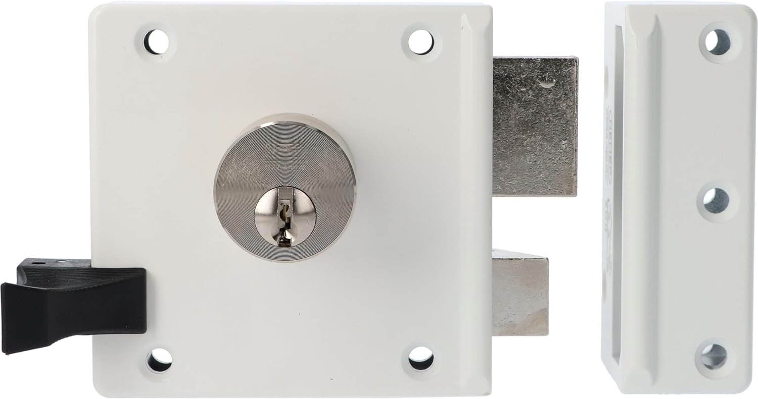 Nemef Veiligheidsoplegslot 4154/02 Rechts - Doornmaat 50 Mm - Skg** - In Zichtverpakking