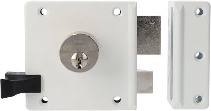 Nemef Veiligheidsoplegslot 4154/02 Rechts - Doornmaat 50 Mm - Skg** - In Zichtverpakking