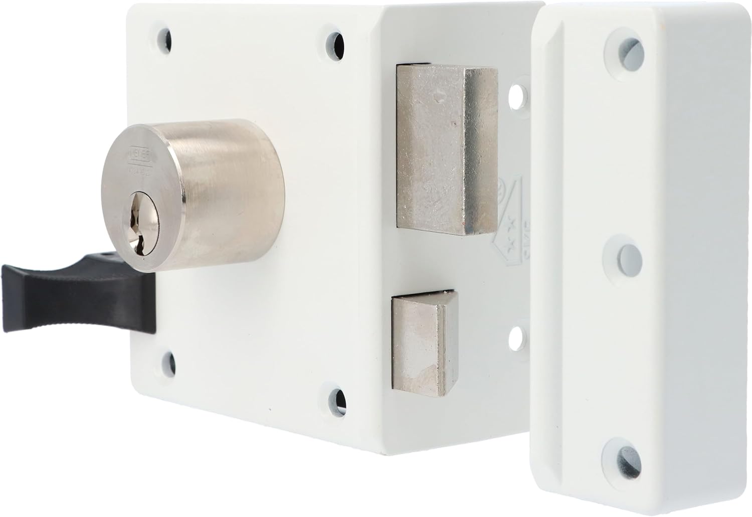 Nemef Veiligheidsoplegslot 4154/02 Rechts - Doornmaat 50 Mm - Skg** - In Zichtverpakking