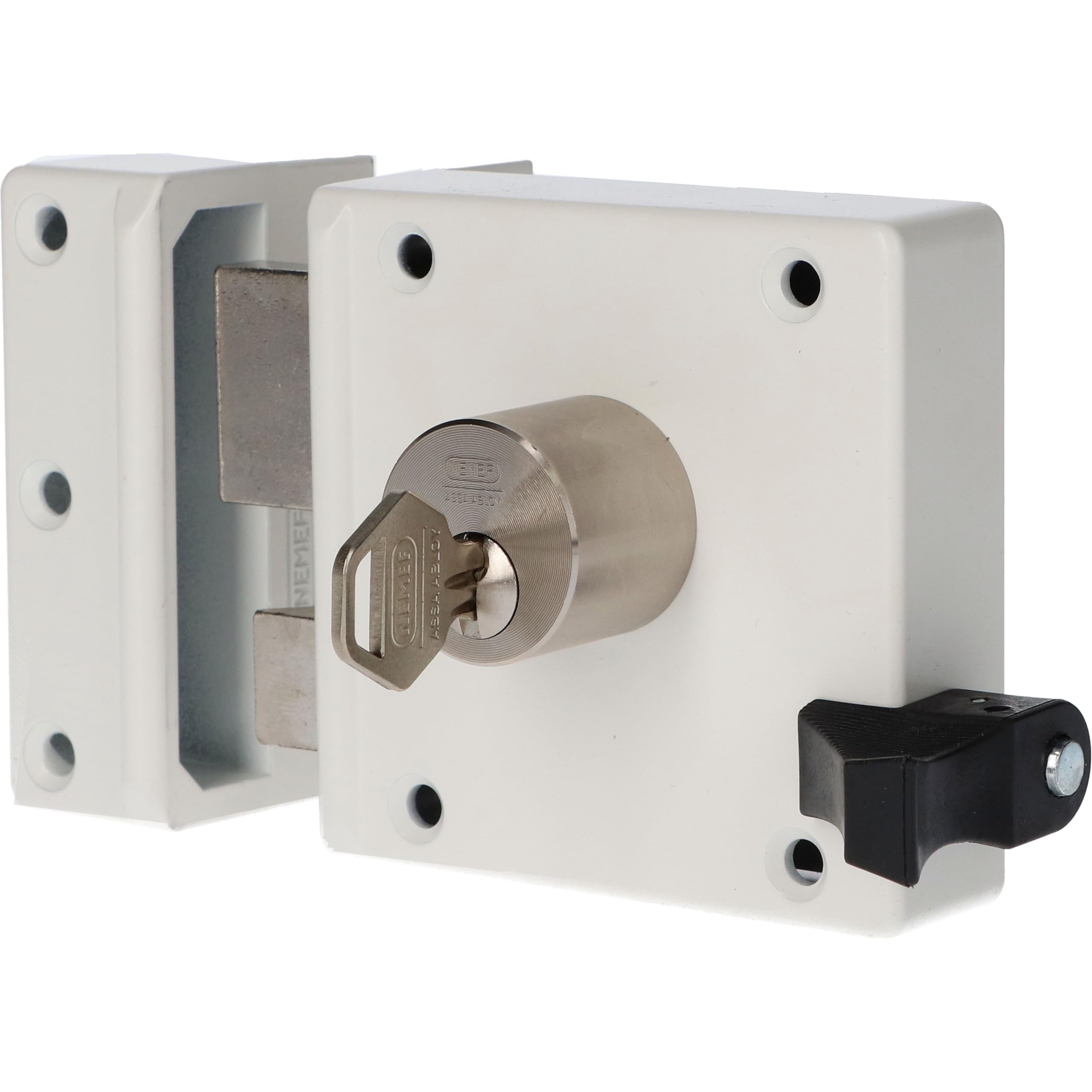 Nemef Veiligheidsoplegslot 4154/02 Links - Doornmaat 50 Mm - Skg** - In Zichtverpakking