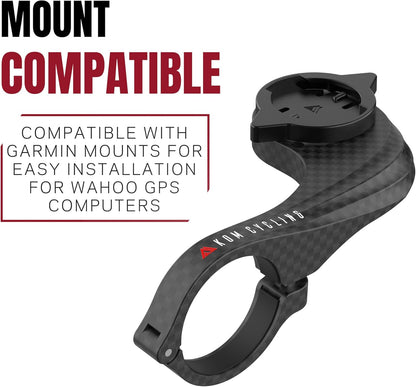 KOM Cycling Adapterhalterung mit Vierteldrehung für Garmin-Kompatibles Wahoo-Computer – Montieren Sie jeden Wahoo Computer auf eine vorhandene kompatible Garmin-Halterung