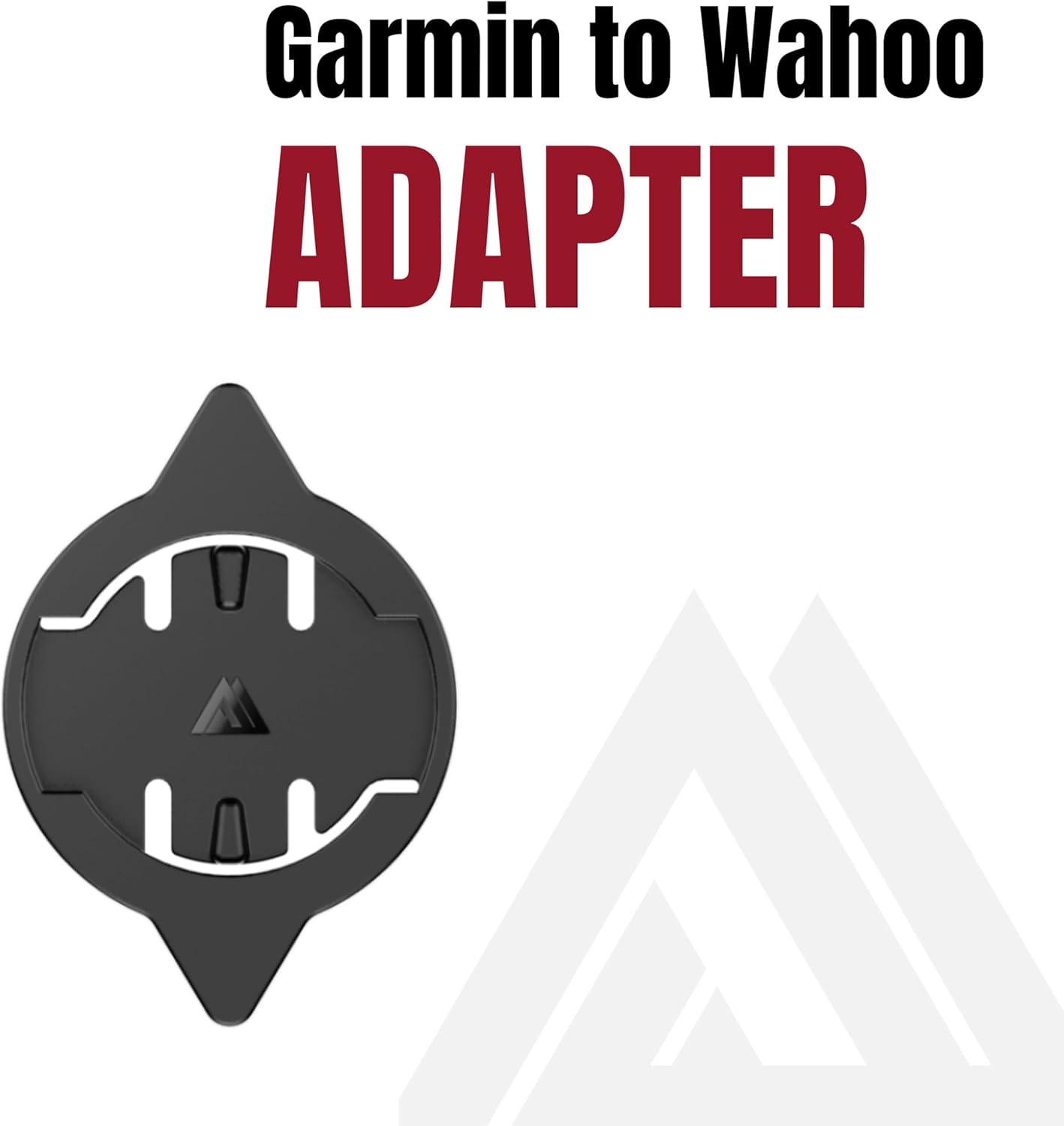 KOM Cycling Adapterhalterung mit Vierteldrehung für Garmin-Kompatibles Wahoo-Computer – Montieren Sie jeden Wahoo Computer auf eine vorhandene kompatible Garmin-Halterung