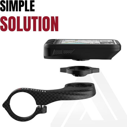 KOM Cycling Adapterhalterung mit Vierteldrehung für Garmin-Kompatibles Wahoo-Computer – Montieren Sie jeden Wahoo Computer auf eine vorhandene kompatible Garmin-Halterung