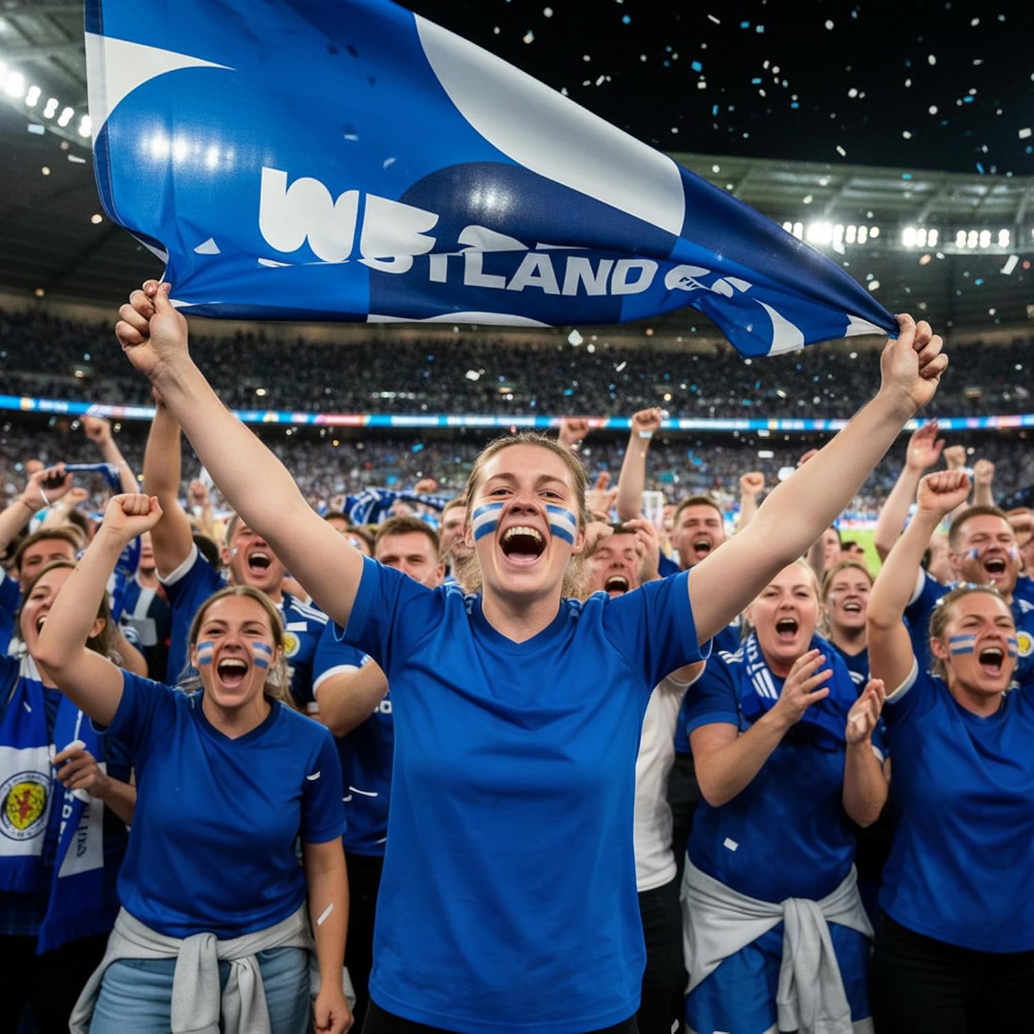 Team Merchandise FWC26 5ft x 3ft Scotland Flag (World Cup 2026)