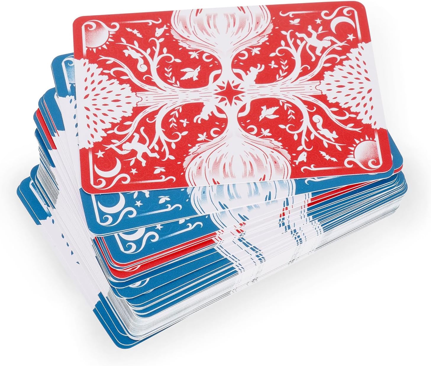 Legami - Waterproof Playing Cards, 2 Decks of 54 Cards, Storage Tin Box, PVC, 6 x 9 cm