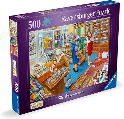 Ravensburger Happy Days at Work No.18 The Haberdasher 500 Piece Jigsaw Puzzle for Adults and Kids Age 10 Years Up