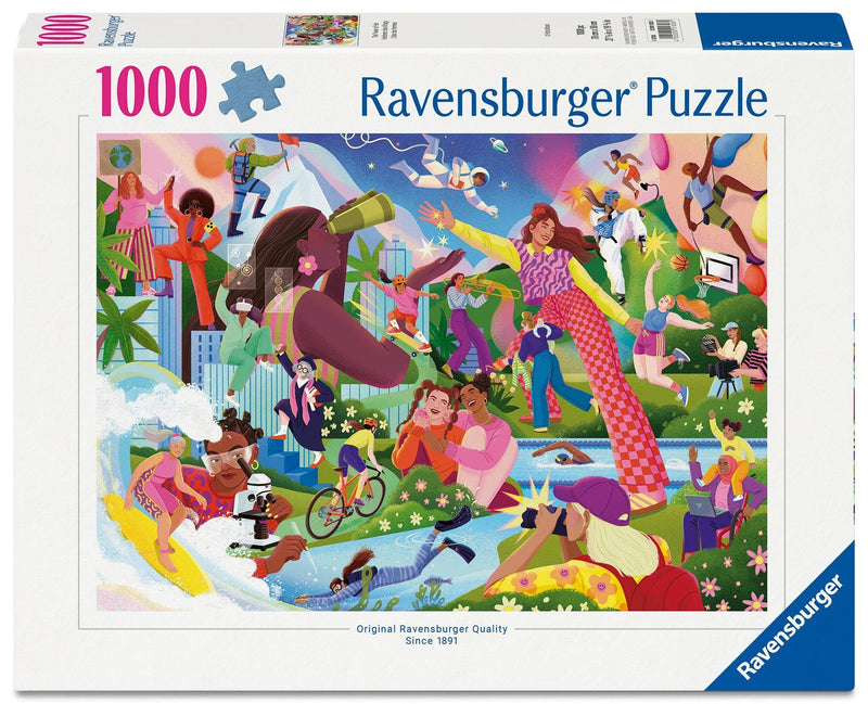 Ravensburger The Power of Her 1000 Piece Jigsaw Puzzle for Adults & Teens – Inspiring Women’s Empowerment Puzzle, Colourful Artwork, Premium Quality