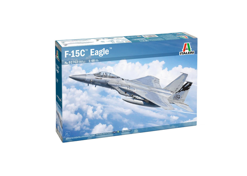 Italeri 92763 F-15C Eagle, scala 1:48, Plastic Model Kit/Modello in plastica da montare
