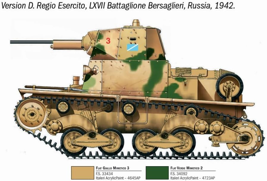 Italeri - 1/35 Carro Armato L6/40
