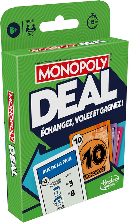 MONOPOLY Deal Card Game (French language