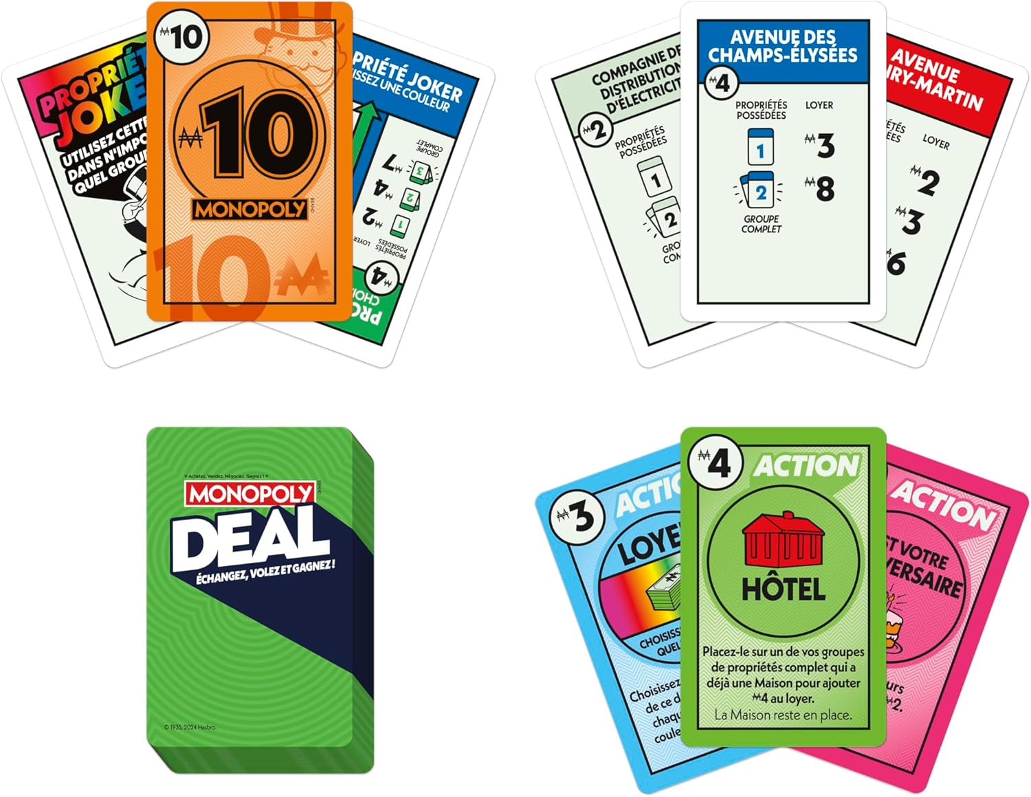 MONOPOLY Deal Card Game (French language