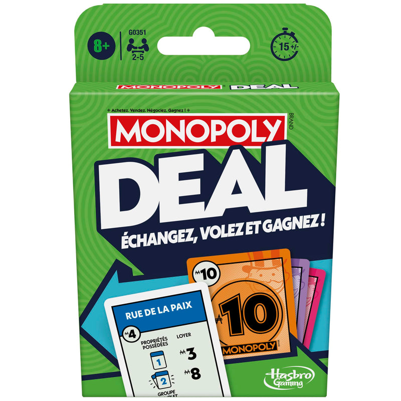 MONOPOLY Deal Card Game (French language