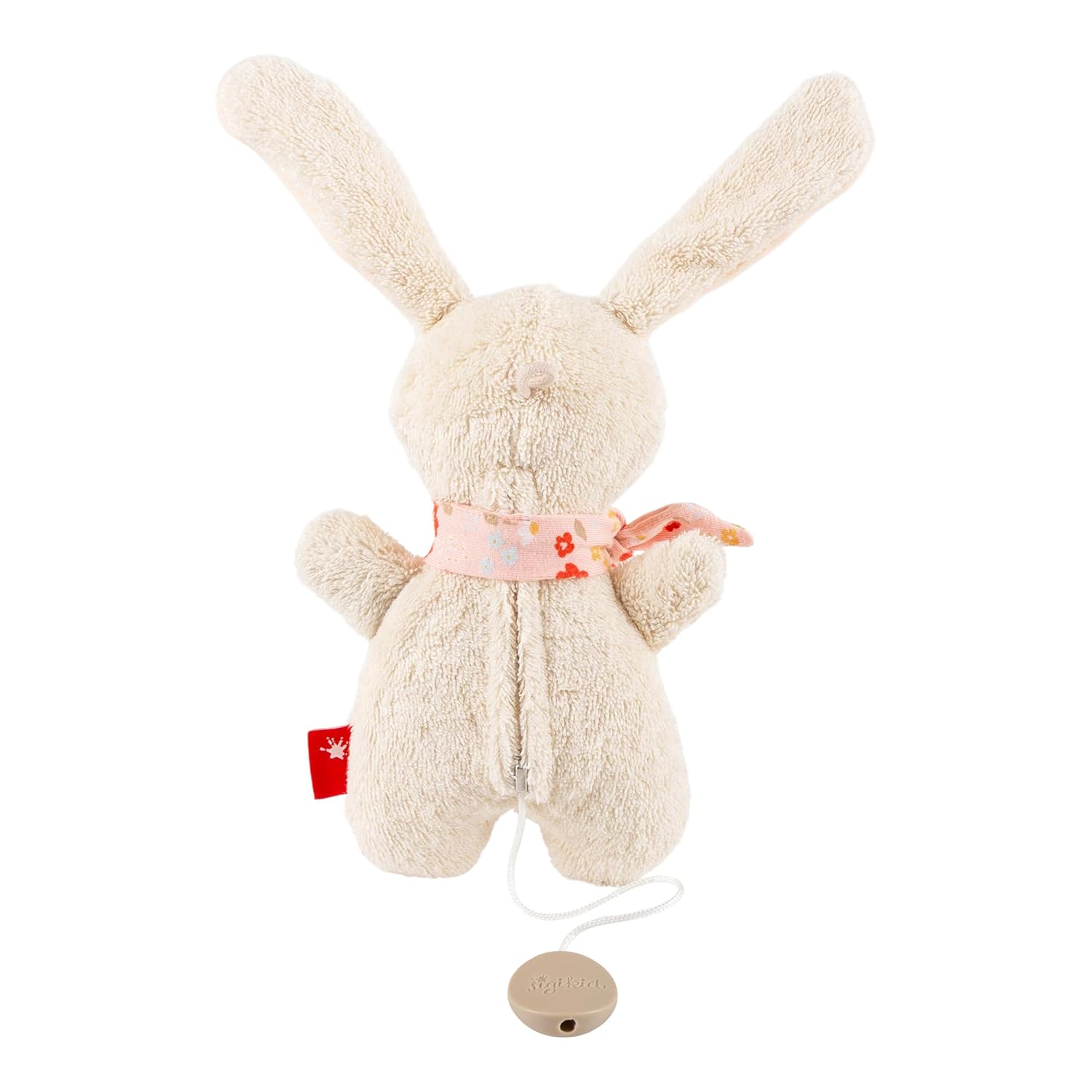 Mini Music Box Rabbit White Farmhouse Family
