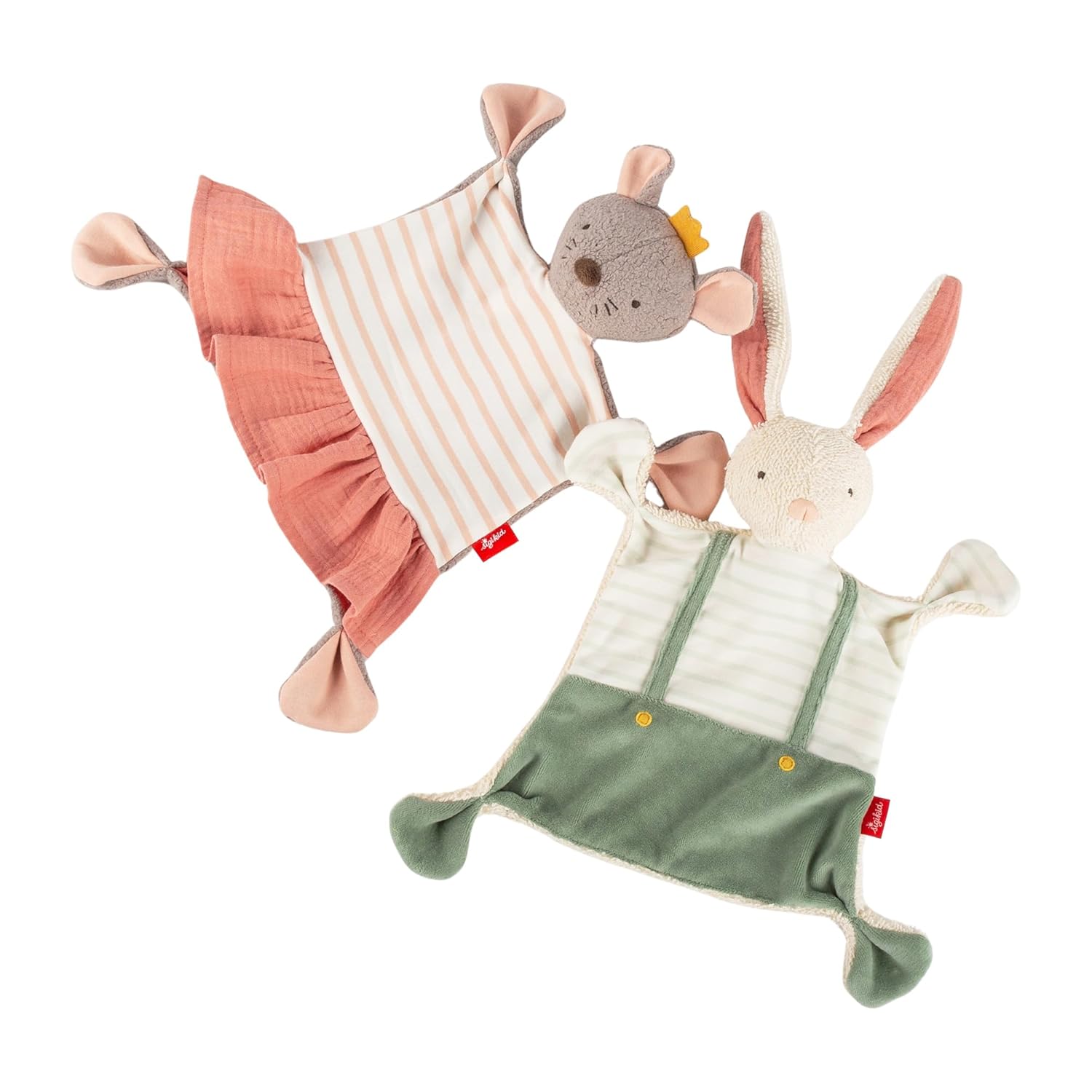 Knuffeldoek - Konijn - Groen