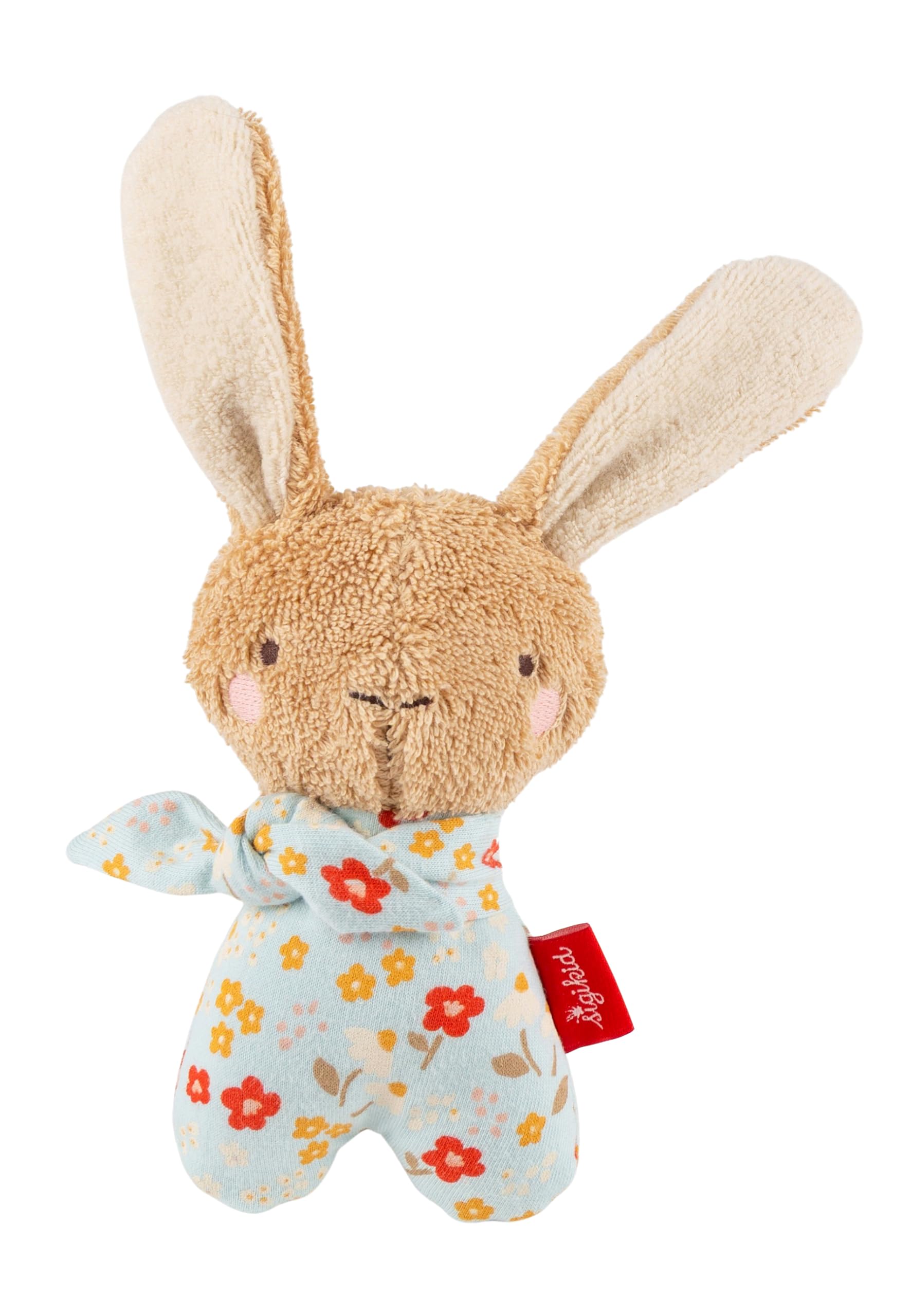 Brown rabbit grasping toy Farmhouse Family