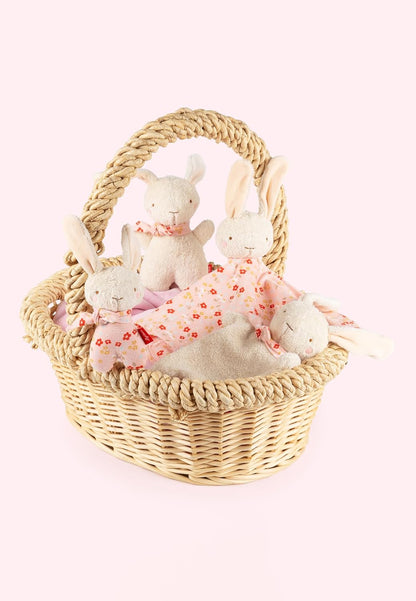 Brown rabbit grasping toy Farmhouse Family