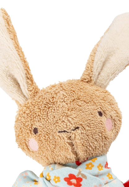 Brown rabbit grasping toy Farmhouse Family