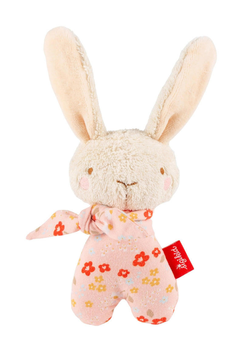 Rabbit rattle white Farmhouse Family