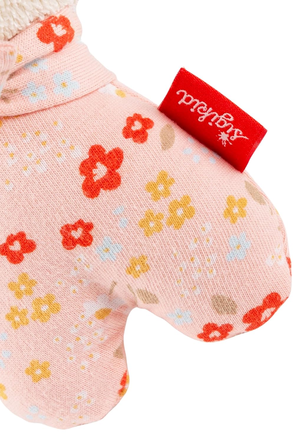 Rabbit rattle white Farmhouse Family
