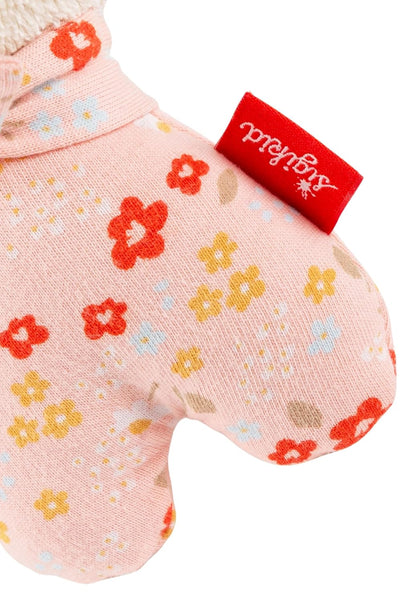 Rabbit rattle white Farmhouse Family