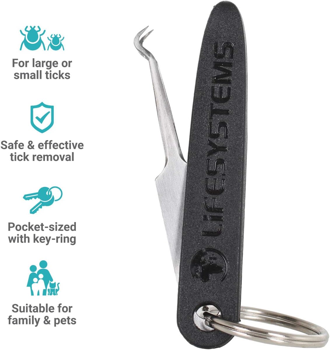 Compact Tick Tweezers