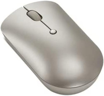 Lenovo 540 Mouse Wireless Compatto con Ricevitore USB-C, Ambidestro, fino a 2400 DPI, Portatile per Laptop e PC, sabbia