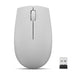 Lenovo 300 Mouse Wireless Compatto, Sensore Ottico 1000 DPI, 2,4 GHz, Ambidestro, Portatile per Laptop e PC, Arctic Grey