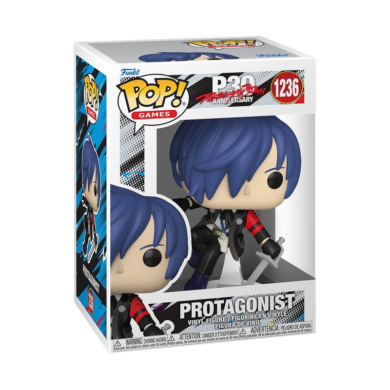Funko POP! Games: Persona - 30th Anniversary - Male Protagonist - Sammelbare Vinylfigur - Geschenkidee - Offizielles Merchandise - Spielzeug für Kinder & Erwachsene - Modellfigur für Sammler