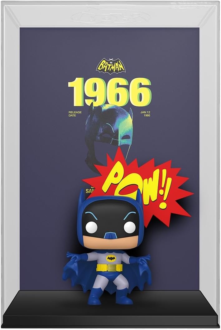 Funko Pop! VHS Covers: Batman - 1966 - Figurine en Vinyle de Collection - Idée Cadeau - Produit Officiel - Jouets pour Enfants et Adultes - Figurine modèle pour collectionneurs et Exposition
