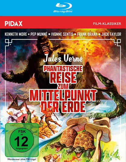 Jules Verne: Phantastische Reise zum Mittelpunkt der Erde / Aufwändige Verfilmung des Jules-Verne-Abenteuerklassiker mit Starbesetzung (Pidax Film-Klassiker