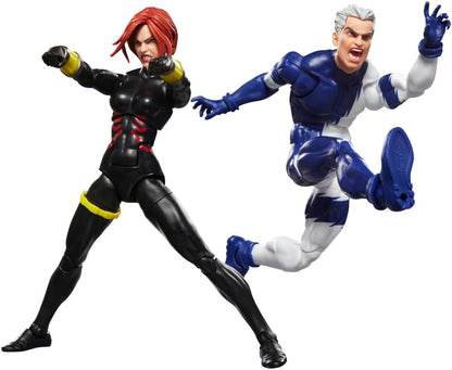 Marvel Legends Series Black Widow und Quicksilver, Avengers: The Crossing Comics Action-Figuren zum Sammeln (15 cm