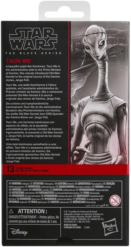 Star Wars The Black Series Taun We, Angriff der Klonkrieger Premium Action-Figur zum Sammeln (15 cm