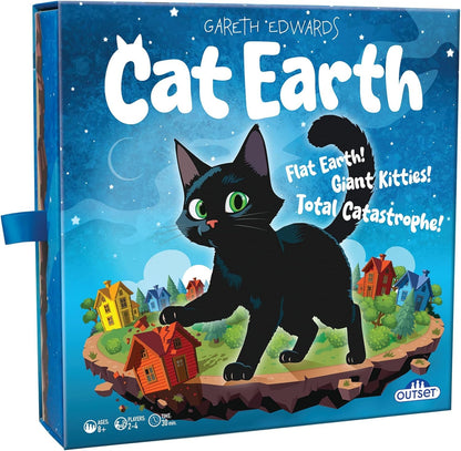 Cat Earth - Family Board Game - 2 to 4 Players Ages 8 and up
