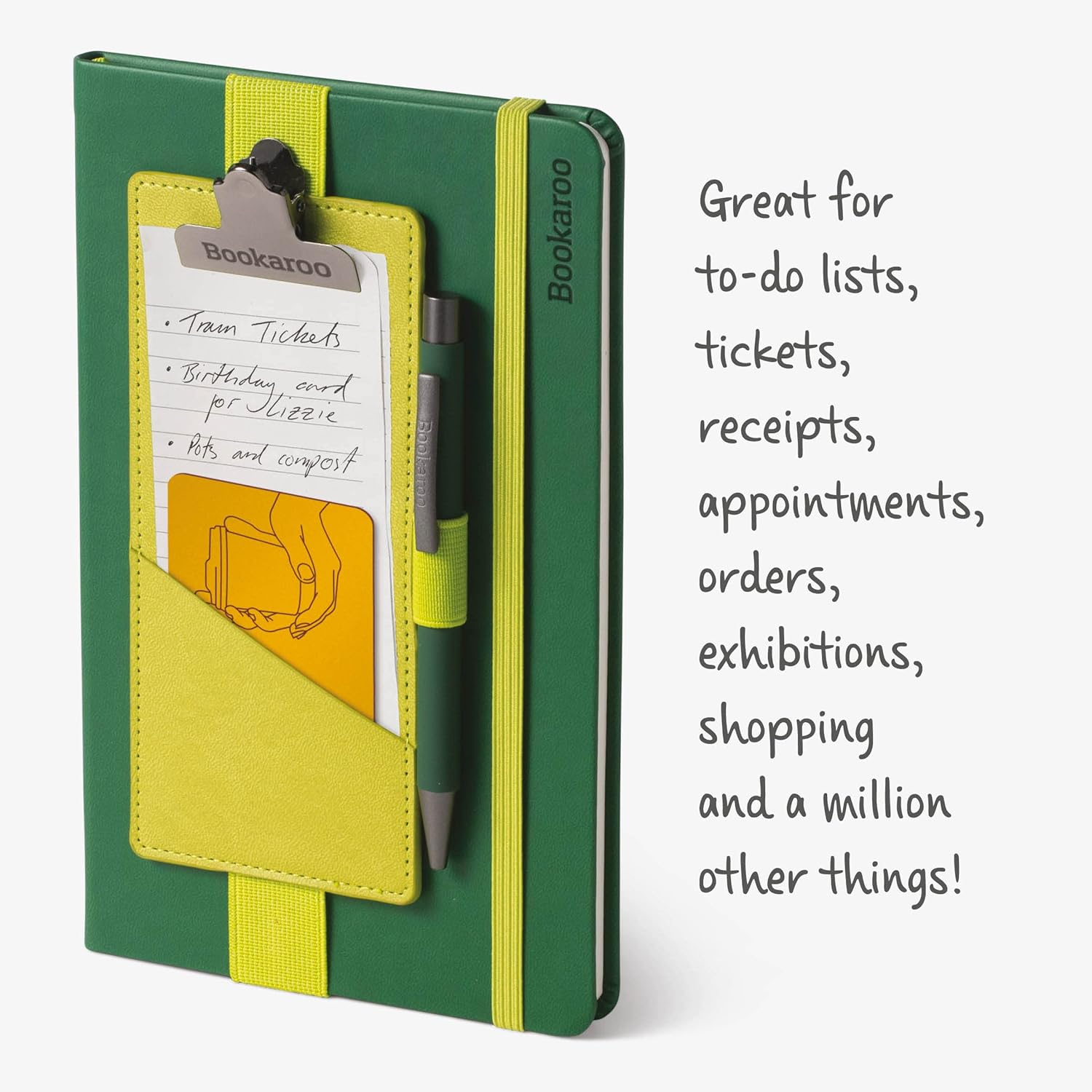 IF Bookaroo Clipboard for Notebooks - Charcoal