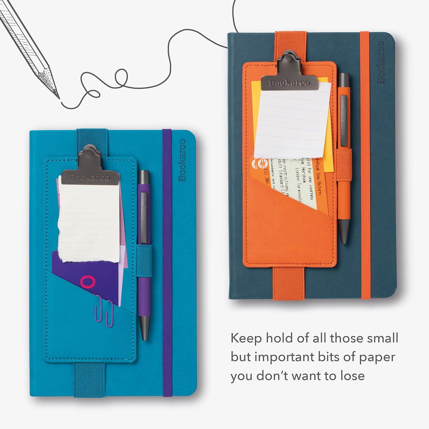 IF Bookaroo Clipboard for Notebooks - Charcoal