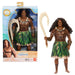 Mattel Disney Moana Toys, Maui Doll with Removable Fashion, Curly Hair, Fishhook & 3 Accessories, Posable & Collectible, Inspired by Live Action Movie, JLP17