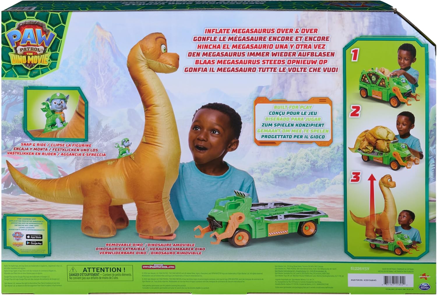 Paw Patrol Toy Vehicle Megasaurus Dino Vehicle