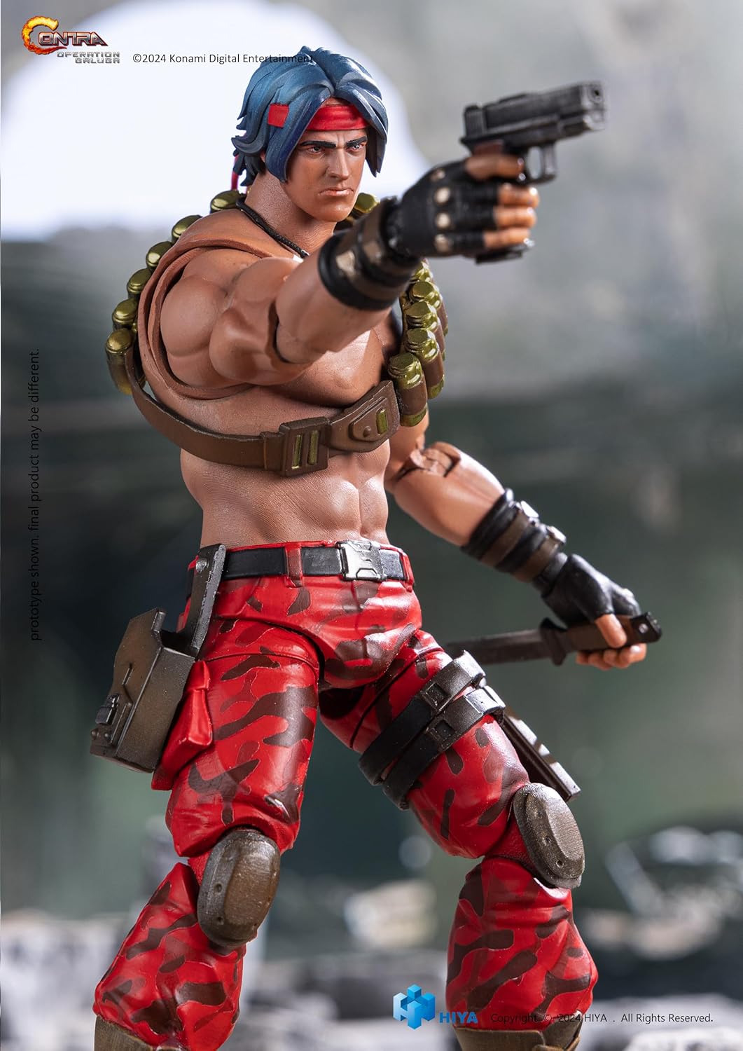 Hiya Toys Contra: Operation Glauga – Lance Bean Exquisite Basic Series 1:12 Scale Previews Exclusive Action Figure
