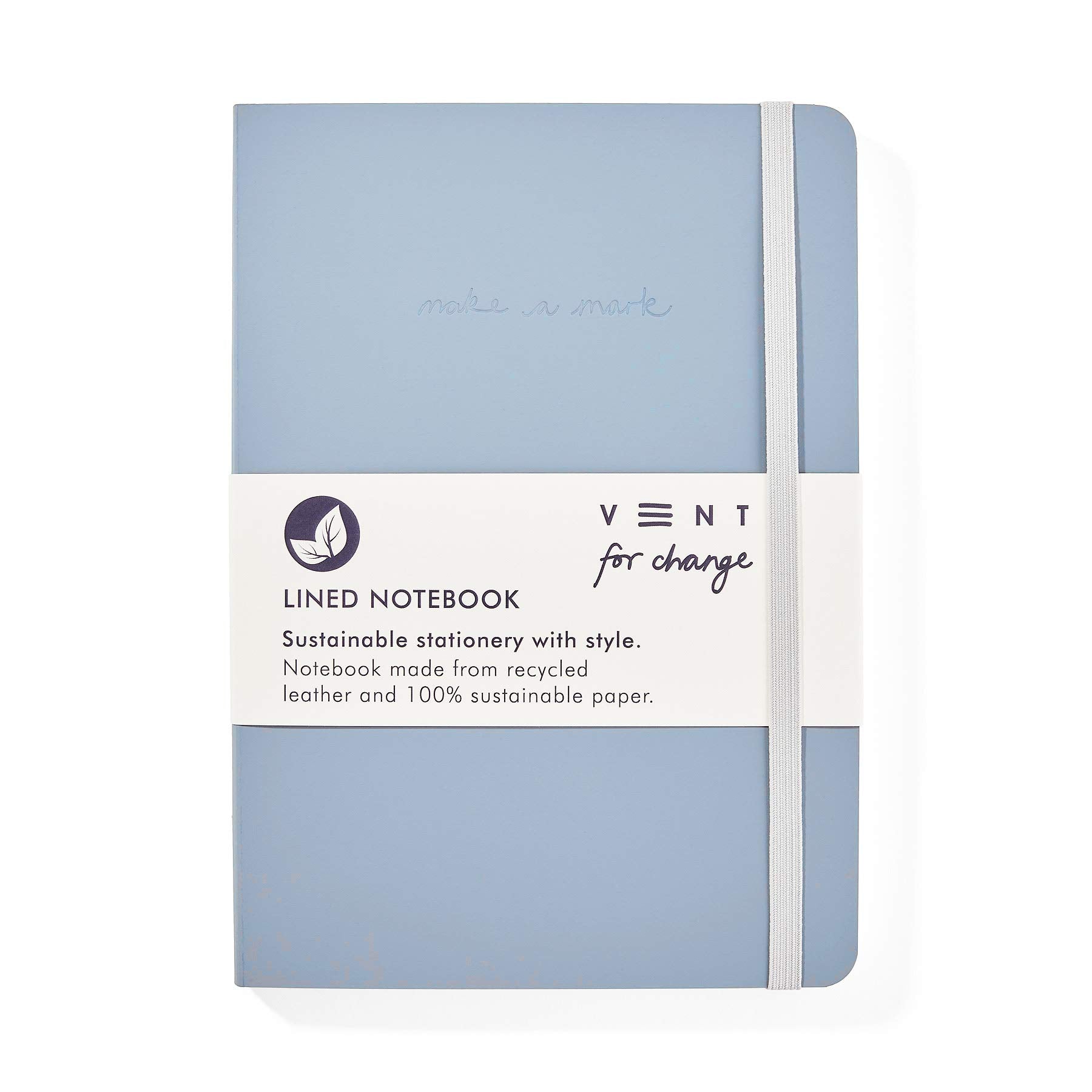 Make a Mark Range Classic Design Eco Friendly Recycled Leather A5 Notebook with Lined Paper | Lined Notebook/Notepad | Lined Journal, Great As A Gift –